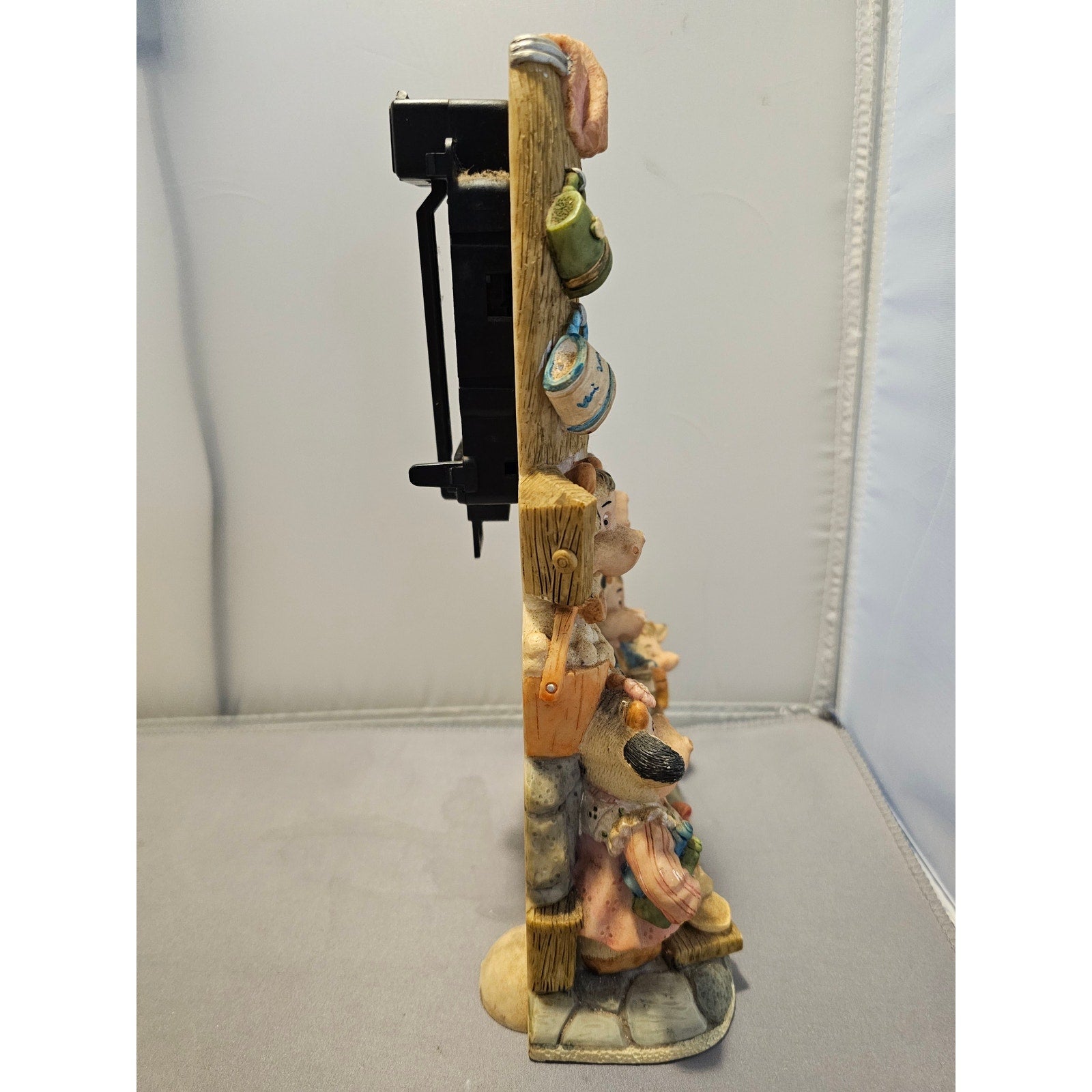Vintage/1990's Cows Mantel/Shelf Pendulum Clock - Takehope Quartz - Parts Only
