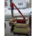 Vintage 1974 Fisher Price #303 Fire Rescue/Ambulance Truck Toy Adventure People