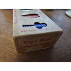 Vintage 100 Royal Flush Interlocking Unbreakable Poker Chips w/Original Box