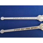Pair of Vintage Top of the Mart New Orleans LA Drink Swizzle/Stir Stick Stirrer