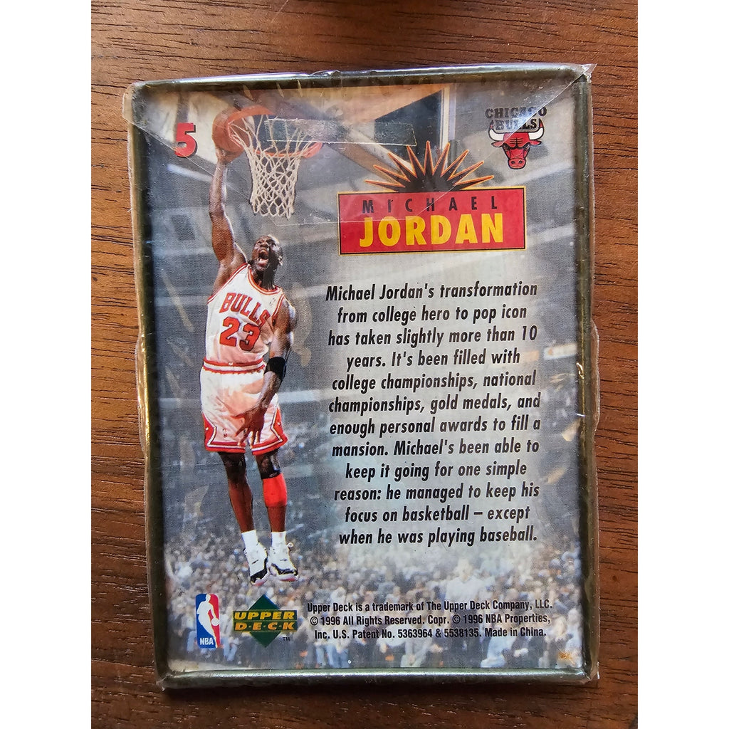 Michael Jordan 1996 Upper Deck All-Metal Collector Cards #5 - Chicago Bulls -NBA