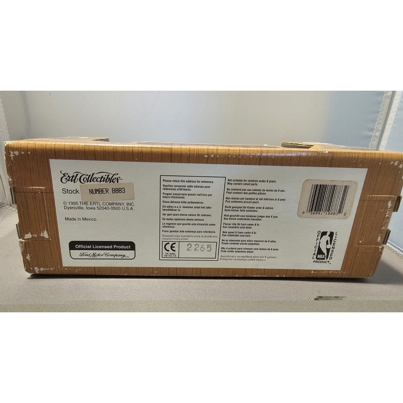 1995 Ertl Collectibles Tip-Off Collection MN Timberwolves Ford Pickup Truck Bank
