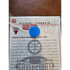 Michael Jordan 1999 Upper Deck #C21 - NBA Inside Stuff Cover - MJ Retires -Jumbo