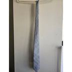 Vintage Damon Men's Necktie - Grey w/Stripes - 56" Long x 2-3/4" Wide