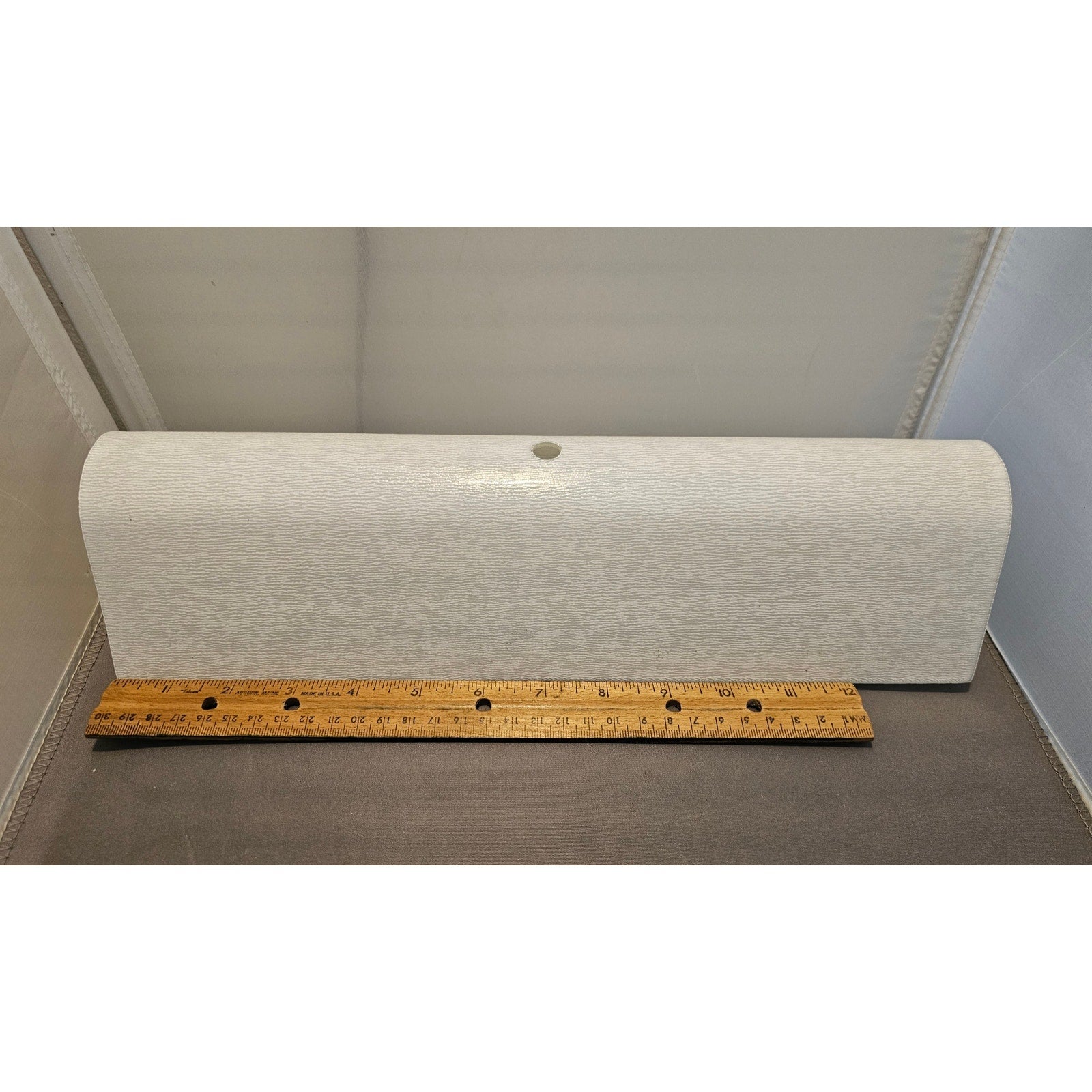 Vintage Art Deco 14" Long Bathroom Vanity Light Fixture Frosted Shade/Globe/Lens