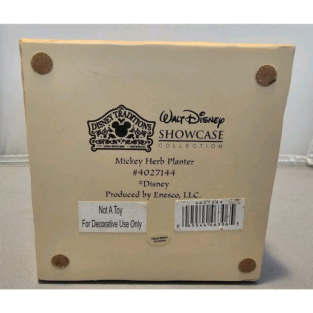 Disney Showcase - Jim Shore Mickey Herb Planter #4027144 by Enesco - 4” x 4”
