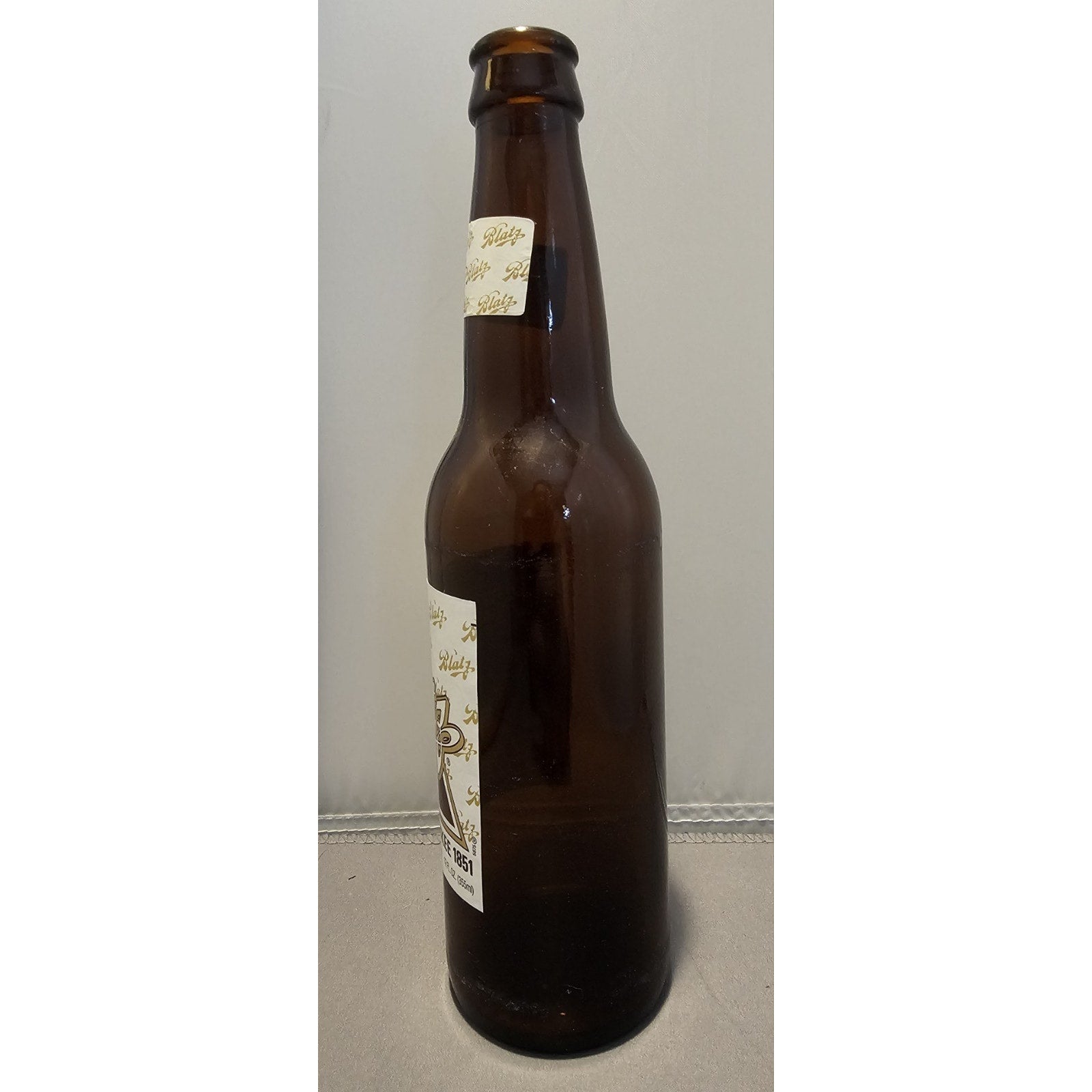 Vintage Blatz Beer Brown 12oz Bottle - La Crosse, WI