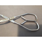 Vintage Ekco 8" (inch) Angled Stainless Steel Tongs - USA