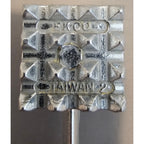 Vintage Ekco 2 - Aluminum 8" Meat Tenderizer - Fine/Coarse Pounder - Taiwan