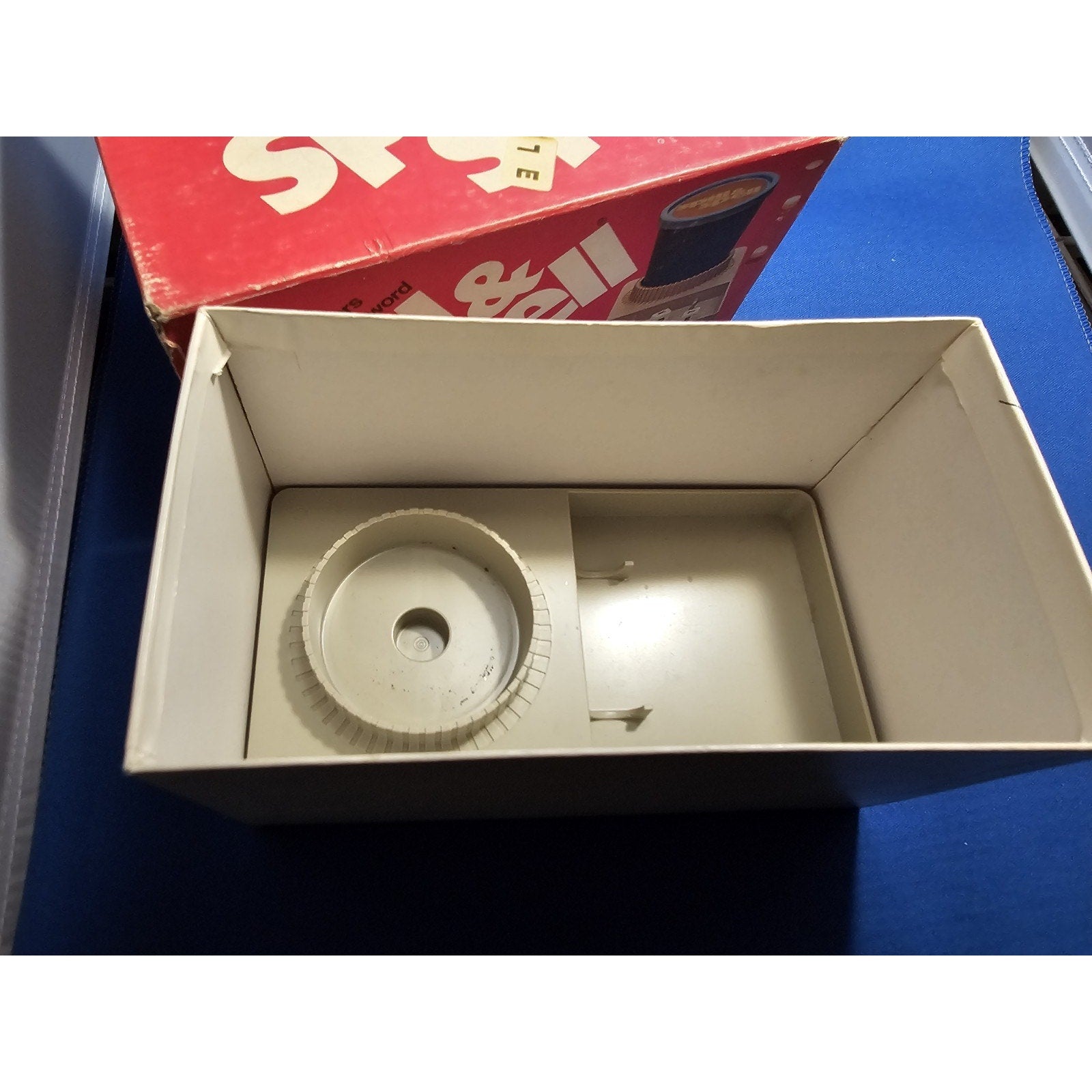 Vintage 1972 Parker Brothers #102 - Spill & Spell Dice Game - Box & Tray ONLY