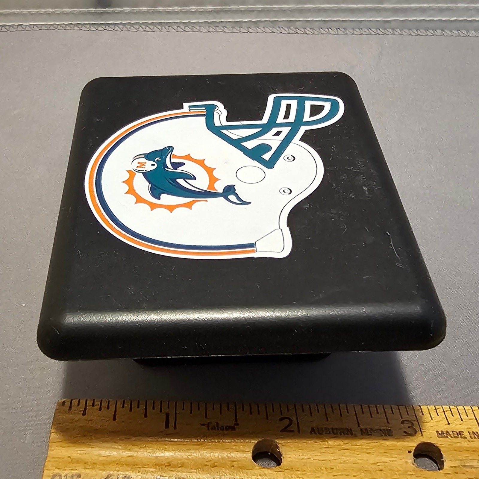 Miami Dolphins - Hitch Receiver Cover - 3-1/2" x 3" - NFL