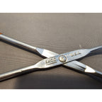 Vintage Ekco 10-1/2" Red Rubber Handle Stainless Steel Tongs - USA