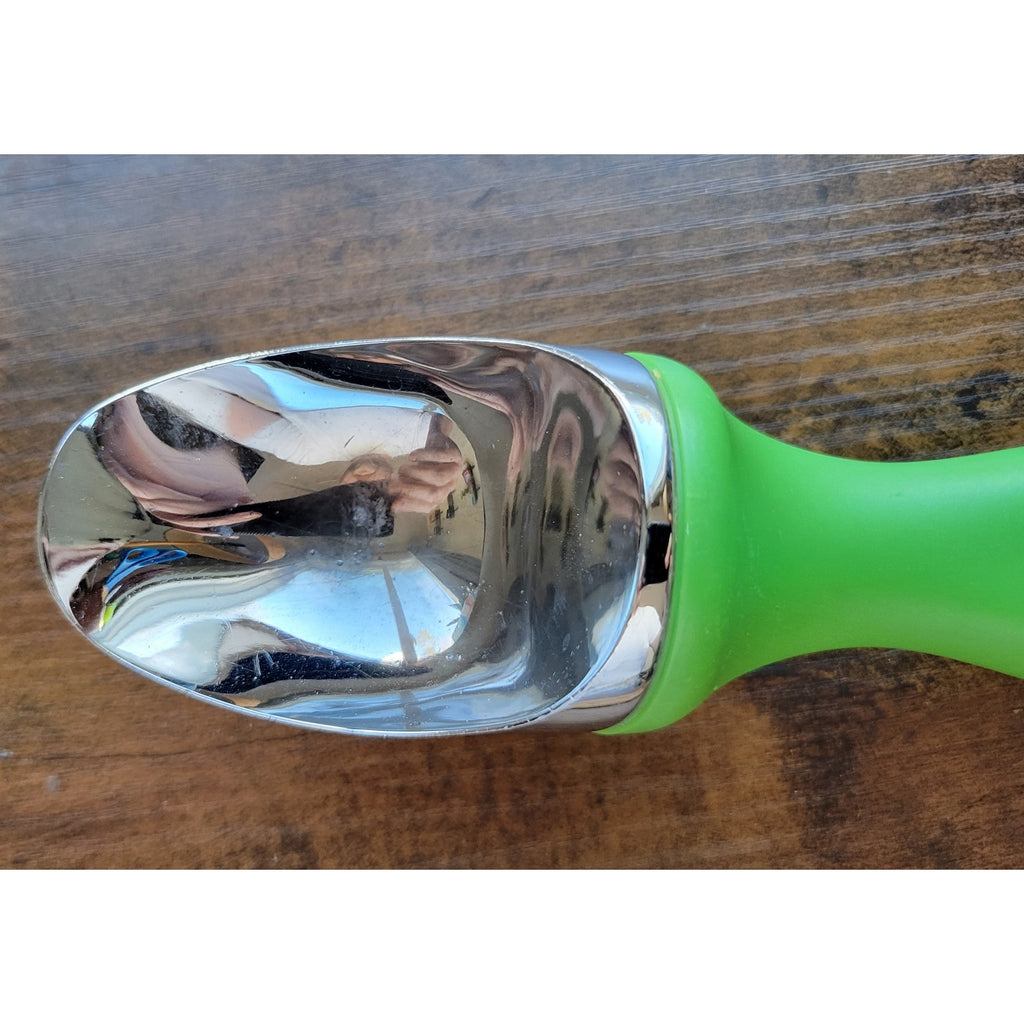 Tovolo Stainless Steel Ice Cream Scoop w/Green Handle