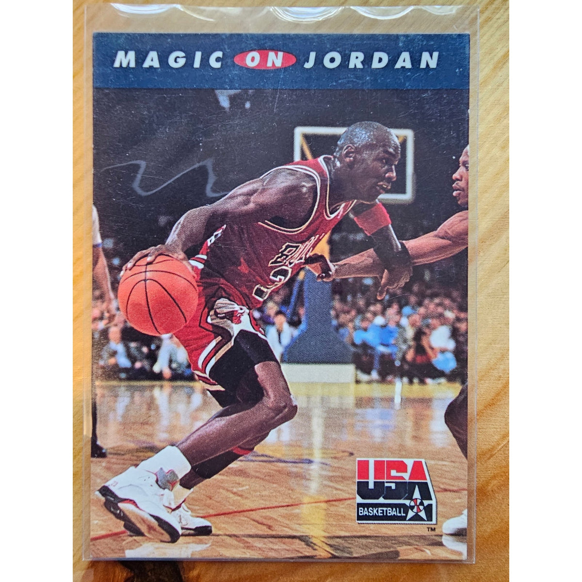 Michael Jordan 1992 Skybox #105 Magic Words On: Jordan - USA Basketball - NBA