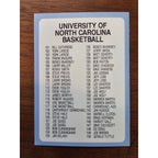 Checklist Nos. 101-200 - 1989 Collegiate Collection #117-North Carolina's Finest