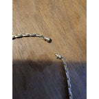 Vintage/1990's Unisex 18 Inch Gold Tone Rope Chain Necklace w/Barrel Closure