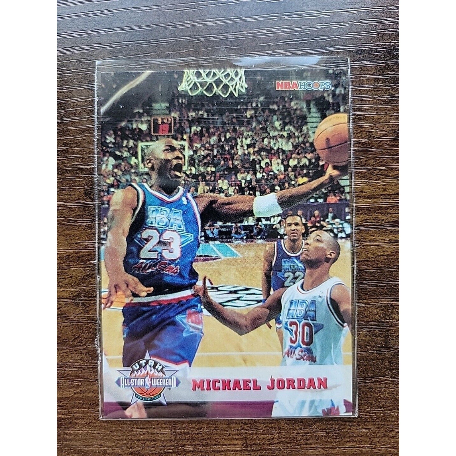 Michael Jordan 1992-1993 NBA Hoops #257 - Chicago Bulls - NBA All Star