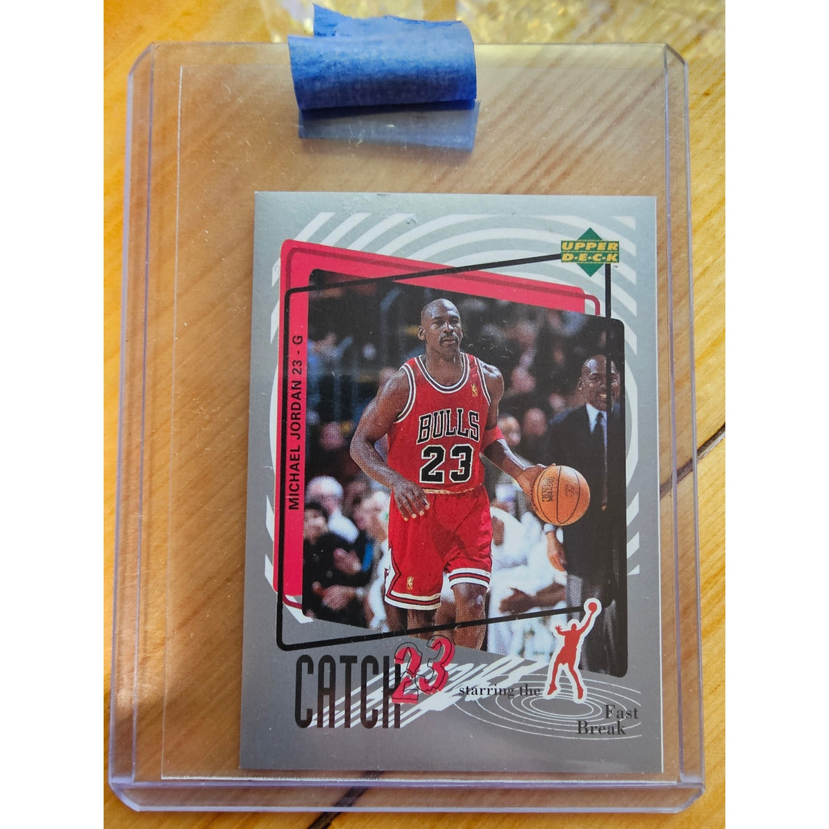 Michael Jordan 1997-1998 Upper Deck Catch 23 Sticker #MJ158 - Bulls - NBA