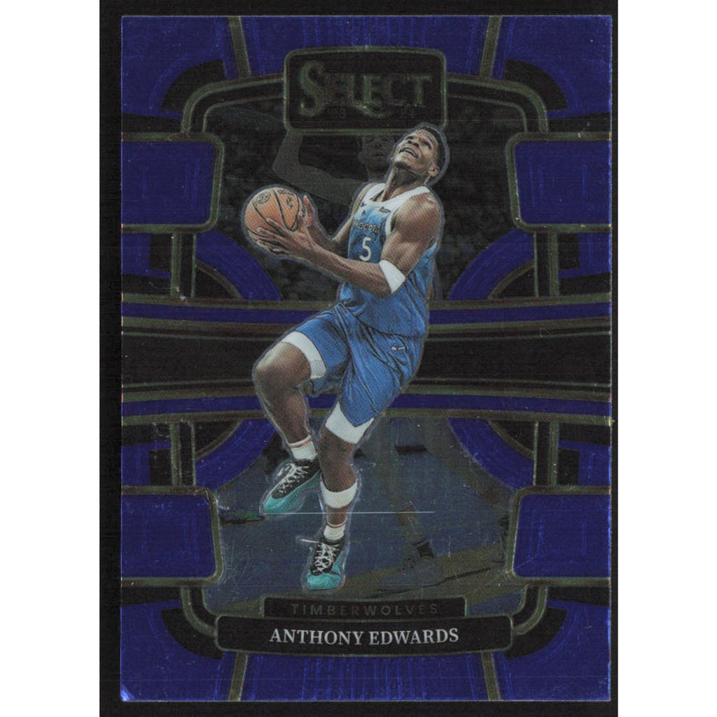 Anthony Edwards 2023-24 Panini Select #37 - Concourse Blue - Timberwolves