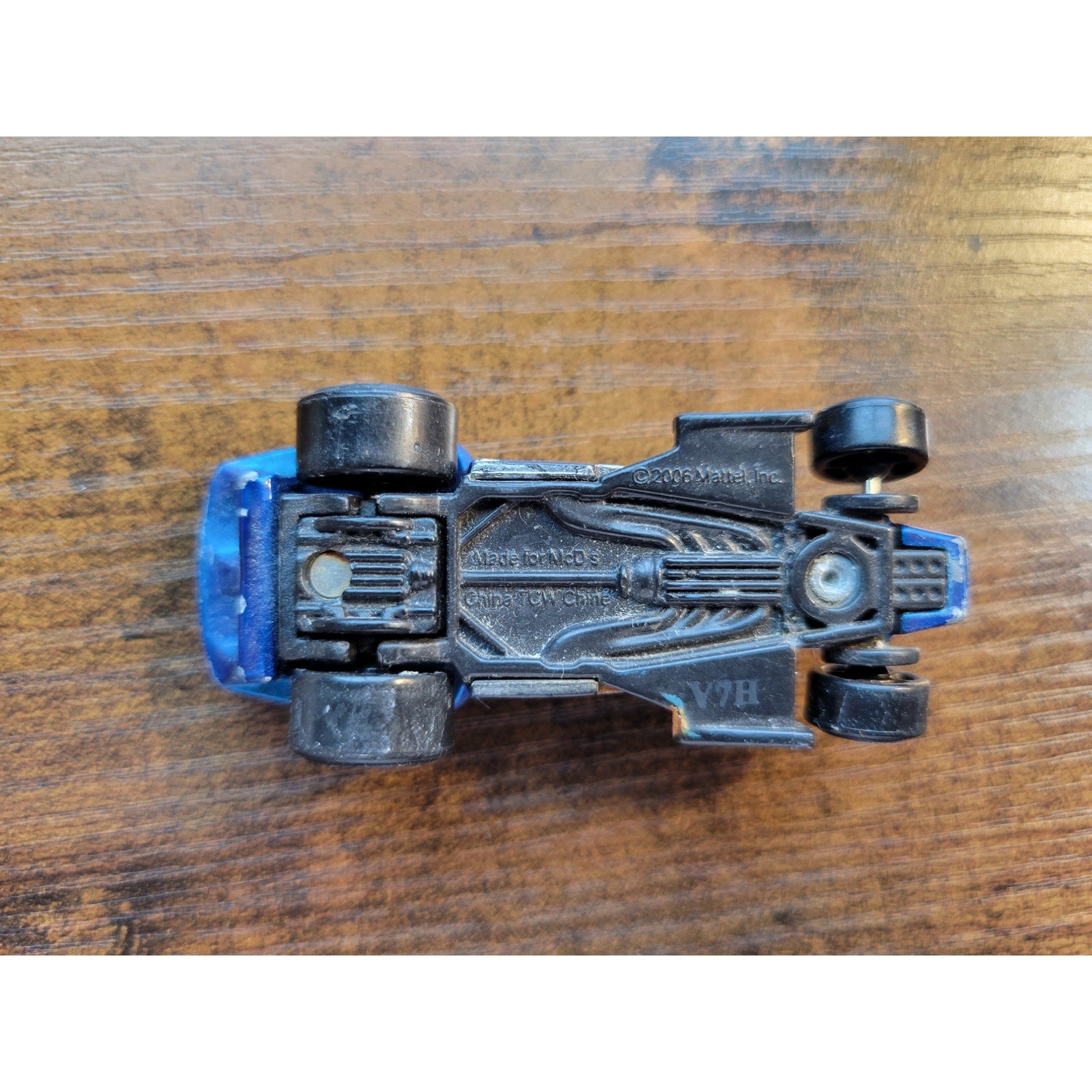 Hot Wheels 2006 Mattel McDonalds Blue Hot Rod/Racecar V7H 1:64