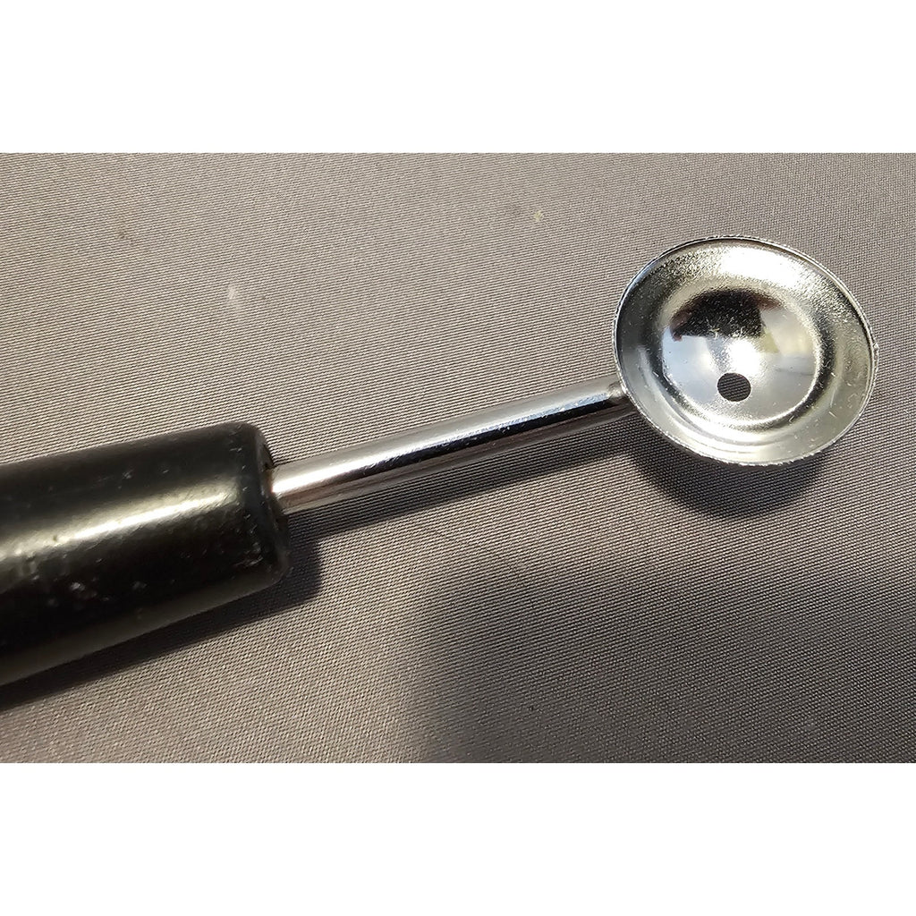 Vintage 7-1/2" Ekco Black Plastic Handled Double Ended Melon Baller/Curler