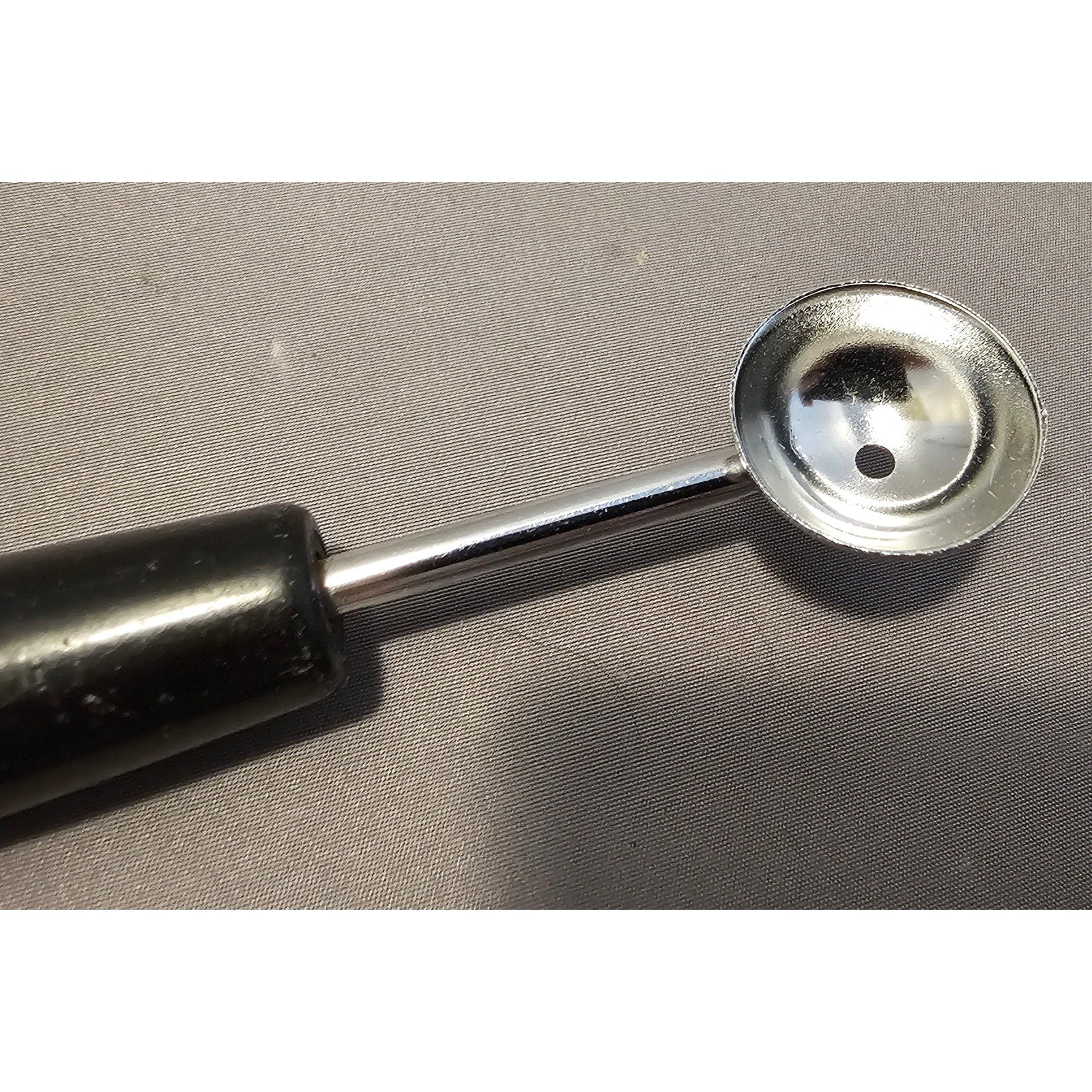 Vintage 7-1/2" Ekco Black Plastic Handled Double Ended Melon Baller/Curler