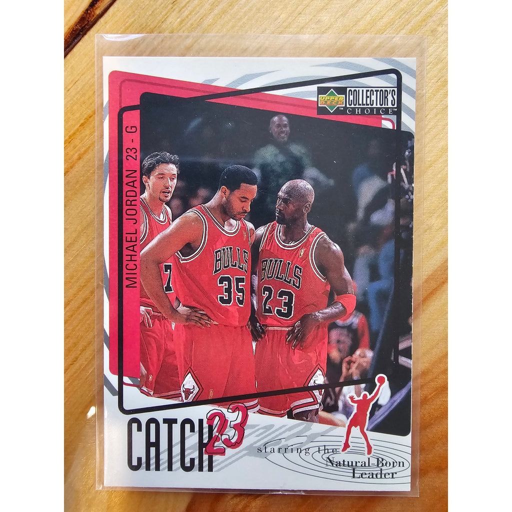 Michael Jordan 1997-1998 Upper Deck Catch 23 #195 - Chicago Bulls - NBA
