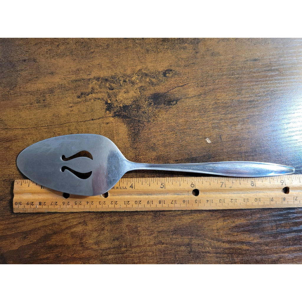 Vintage CustomCraft Stainless Steel Pie Server - Silver Handle -Made in Taiwan