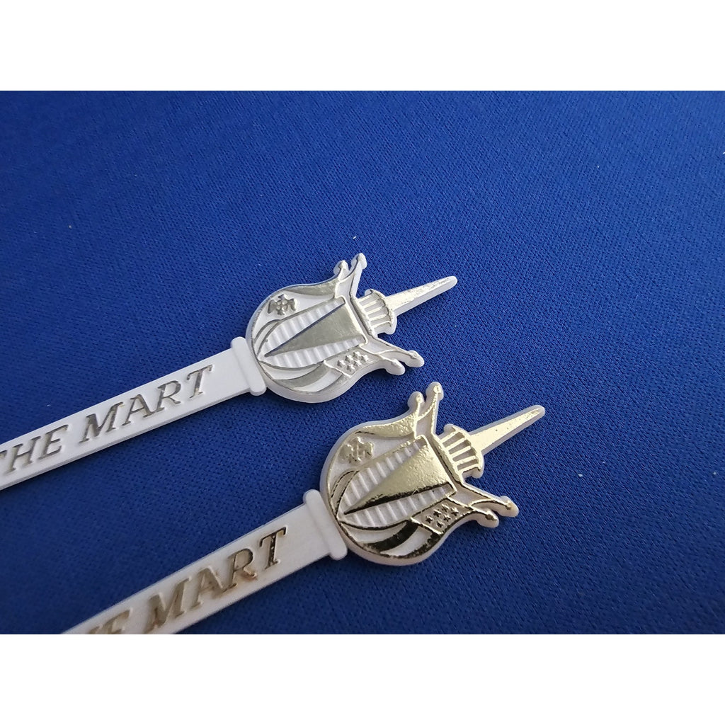 Pair of Vintage Top of the Mart New Orleans LA Drink Swizzle/Stir Stick Stirrer