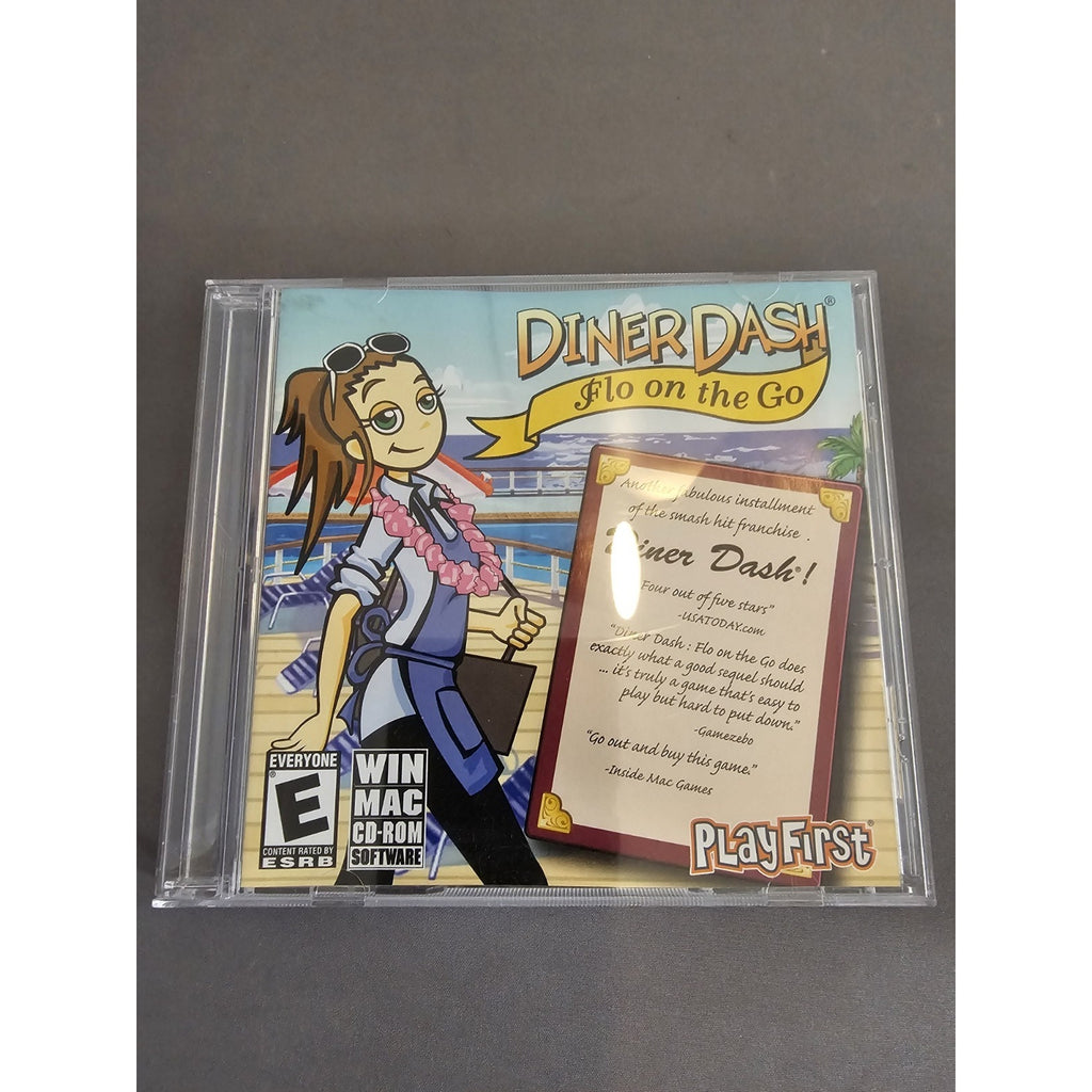 Diner Dash Flo On the Go - Windows/Mac (2006) PC CD-ROM - Original Owner