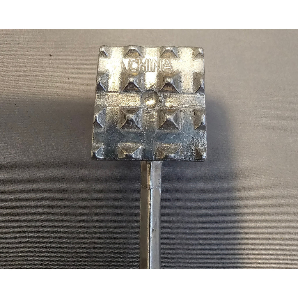 Vintage Aluminum 7-1/2" Meat Tenderizer -Fine/Coarse Pounder - China