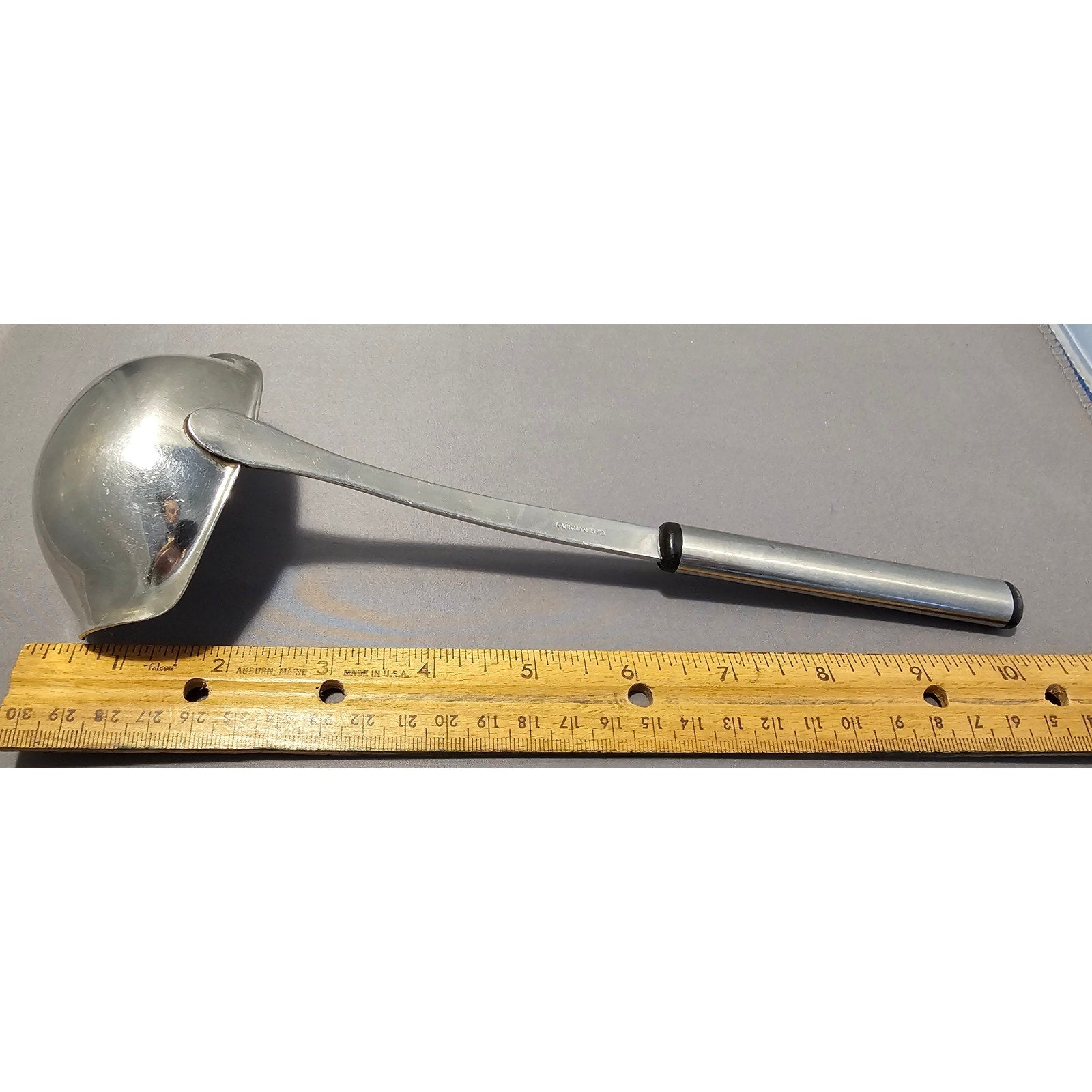 Vintage Hackman 18/10 Stainless 10-1/2" Soup/Gravy Ladle