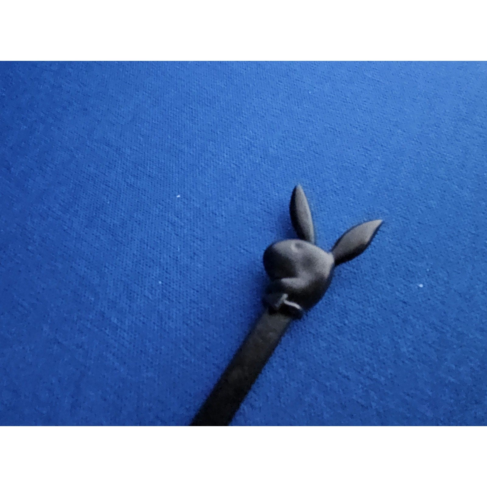 Vintage Playboy Club Bunny Black Drink Swizzle/Stir Stick Stirrer