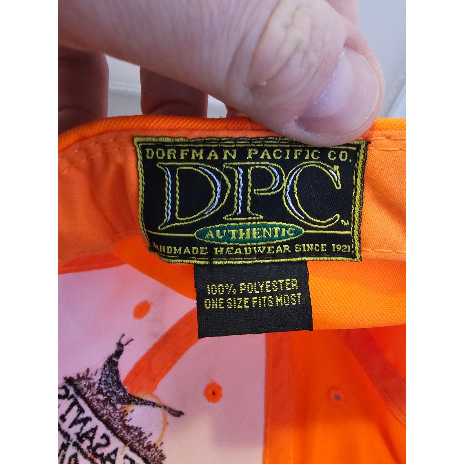 Pheasants Forever Hat/Cap - Orange/Camo  Dorfman Pacific (DPC) - One Size