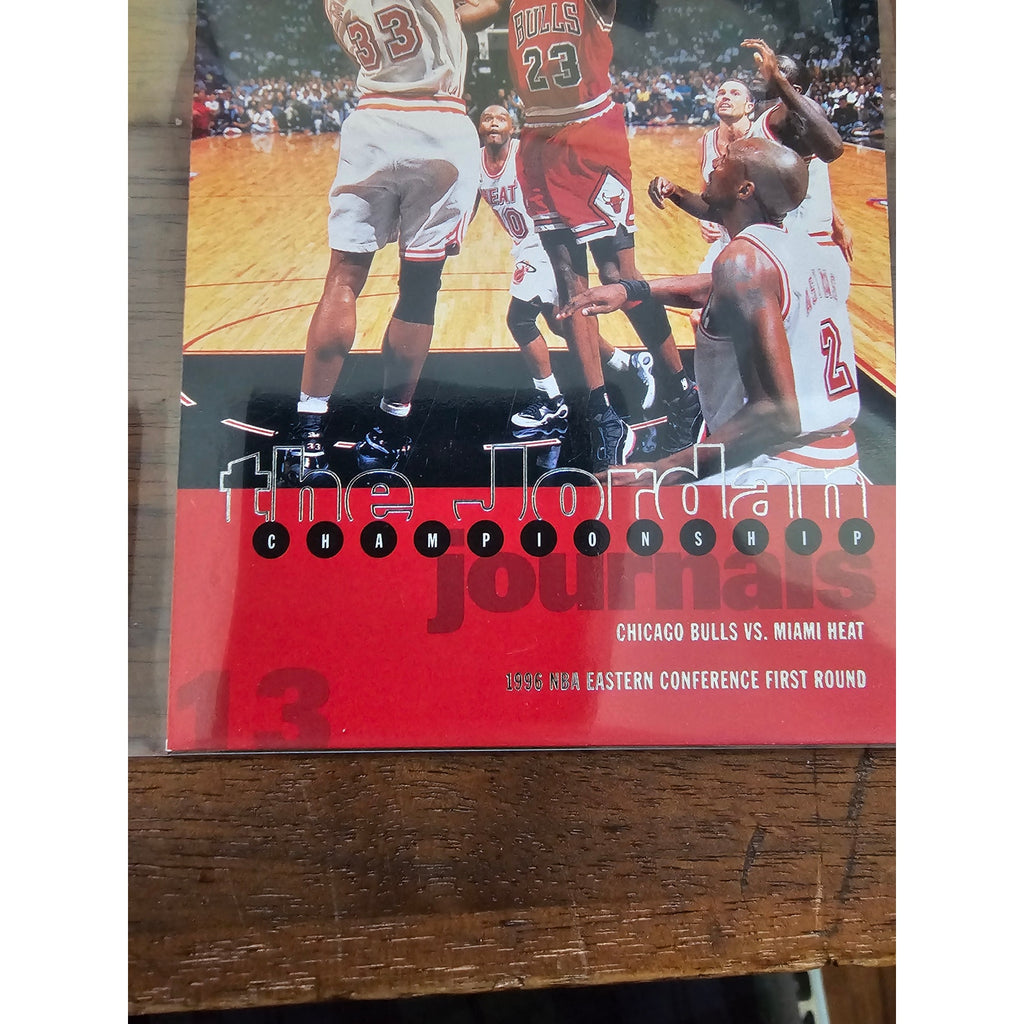 Michael Jordan 1997 Upper Deck #13 - Championship Journals - NBA - Jumbo