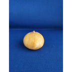 Vintage Alabaster Marble Carved Stone Fruit - Small 2" wide - Yellow