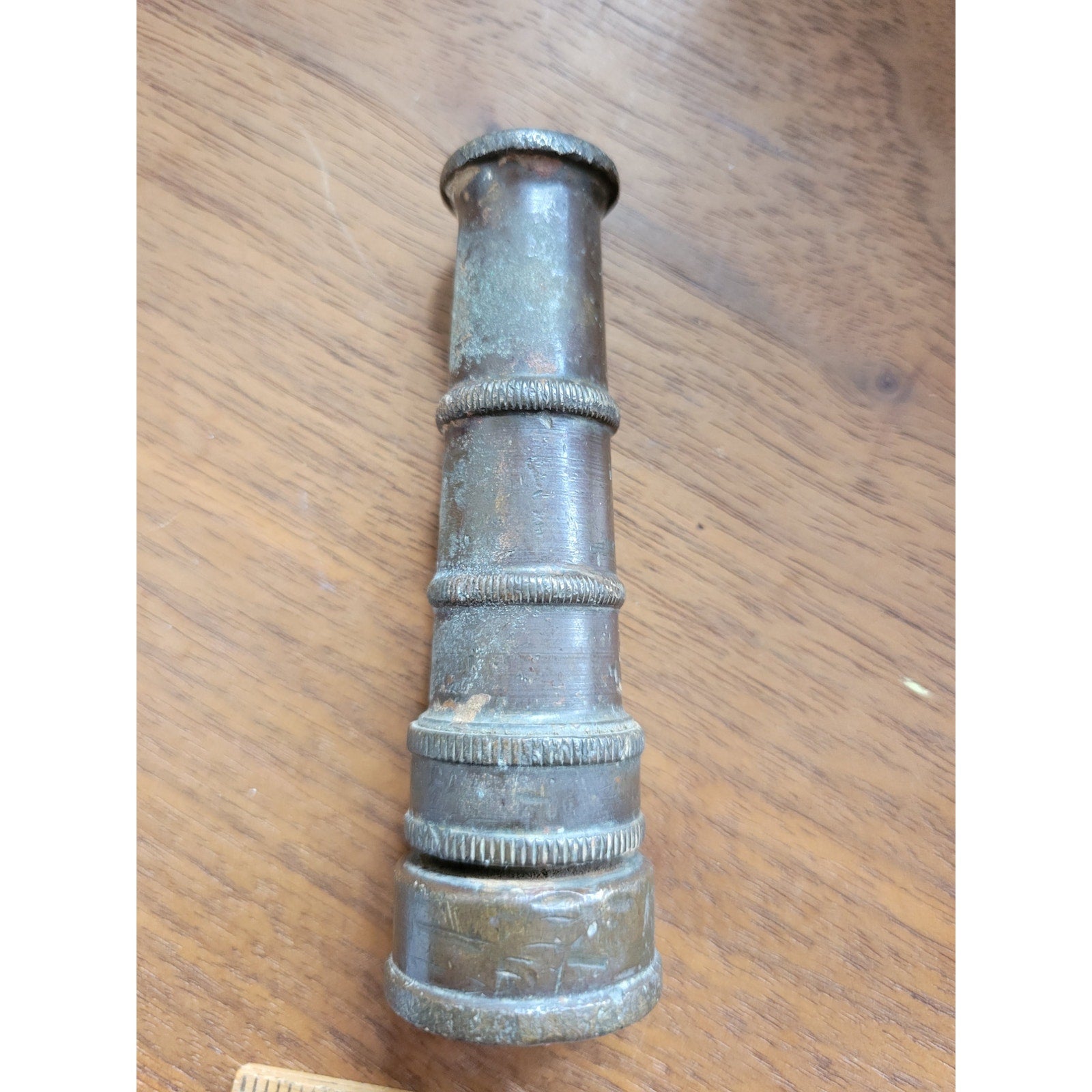 Vintage Brass 4 inch Garden Hose Screw-On Sprinkler Head Nozzle