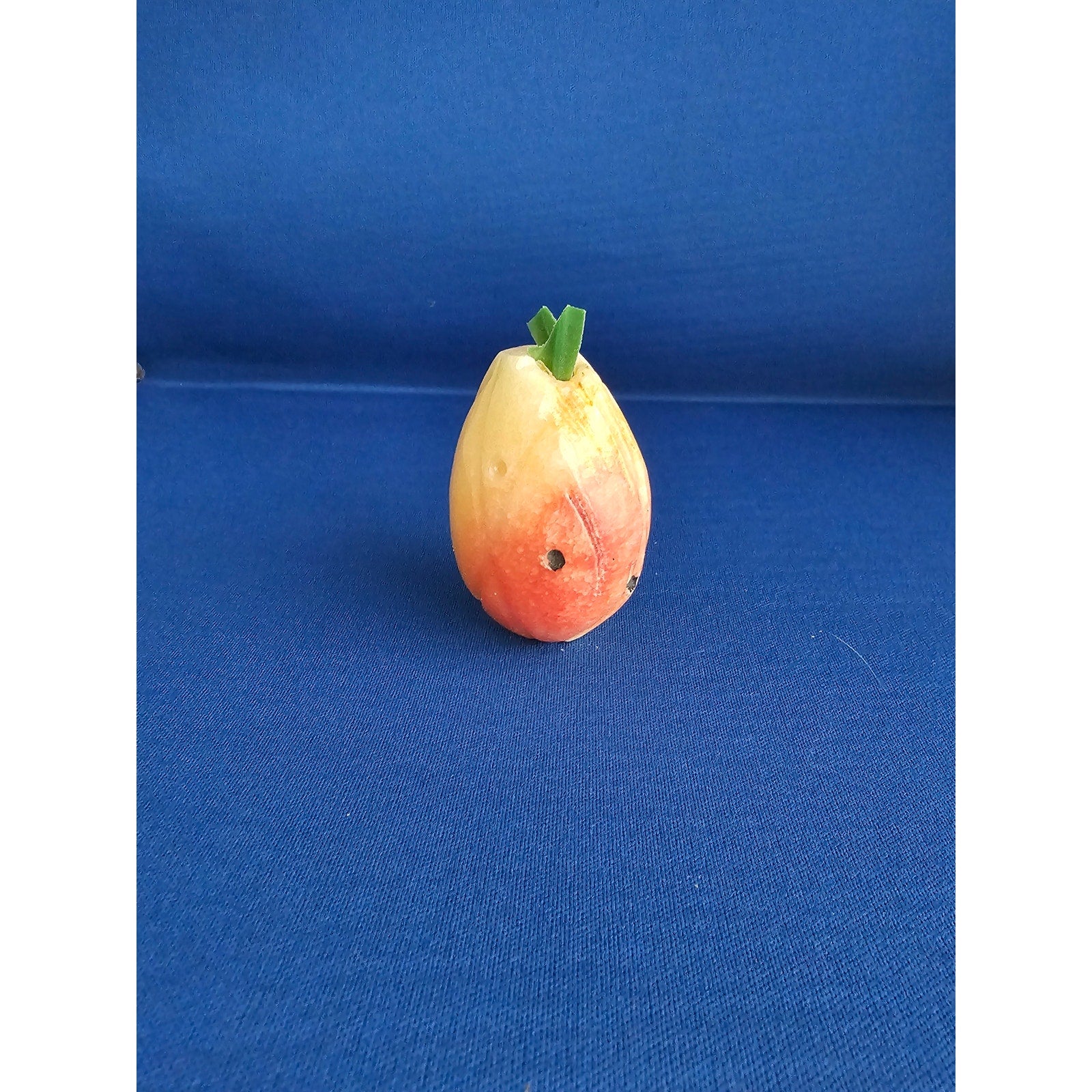 Vintage Alabaster Marble Carved Stone Fruit - Small 2-1/2" tall - Pineapple