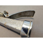 Vintage Metal Garden Hose Nozzle Sprayer - Water Gun for Hose Reel, Watering