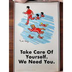 1985 Positive Attitude Poster #520 - Economics Press - Ted Key - Take Care