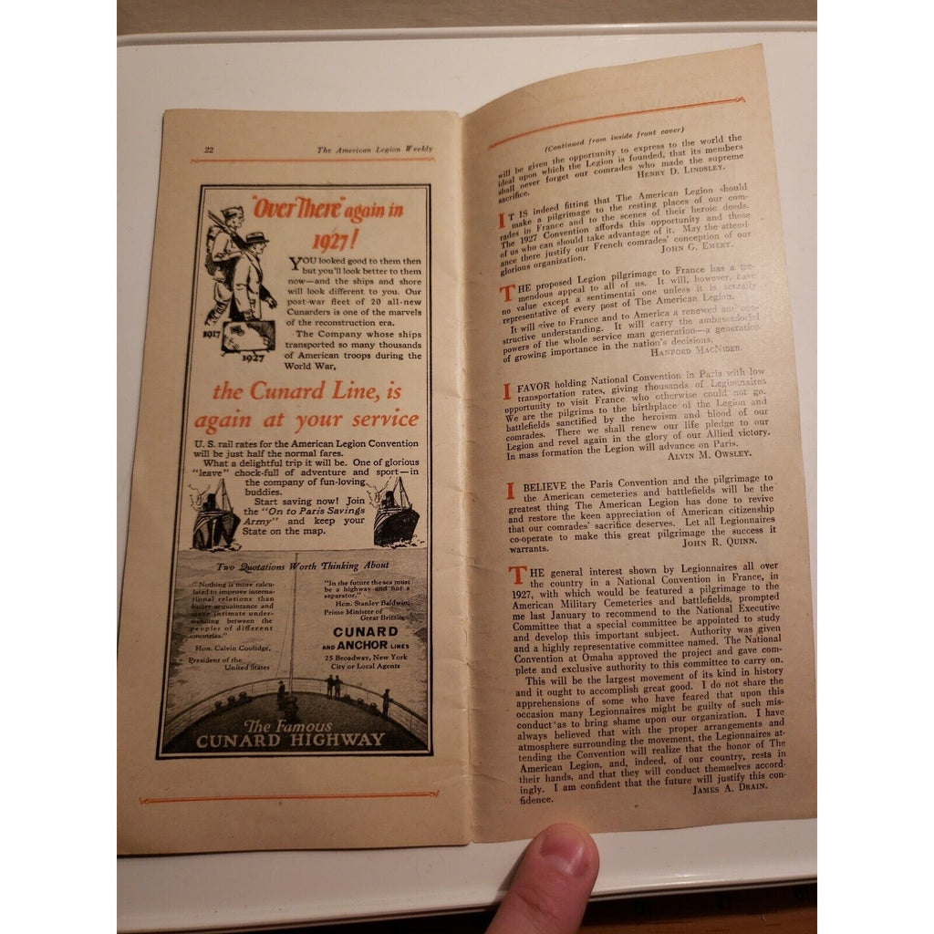 American Legion Weekly Supplement V 8, No 6, February 5 1926 The Second A.E.F.