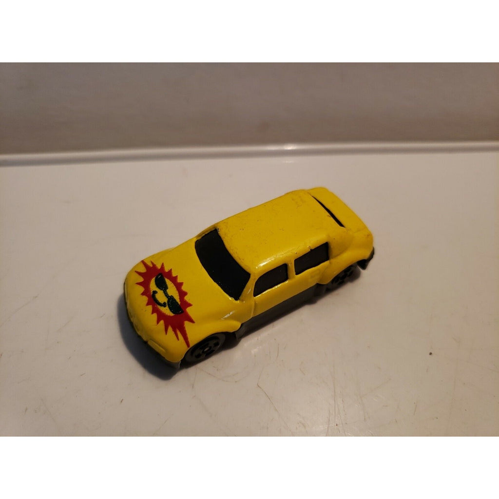 Yellow Toy Car w/sun shades on hood - loose - China