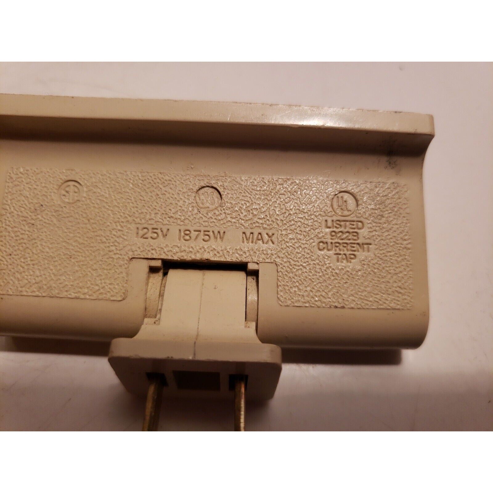 2 Pc Swivel 3 Outlet Indoor Wall Plug Current Tap Power 125V AC Adapter