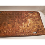 1952-1953 Minnesota License Plate Tax 2 WHL.TR'L'R - 10,000 Lakes - Own Use Only