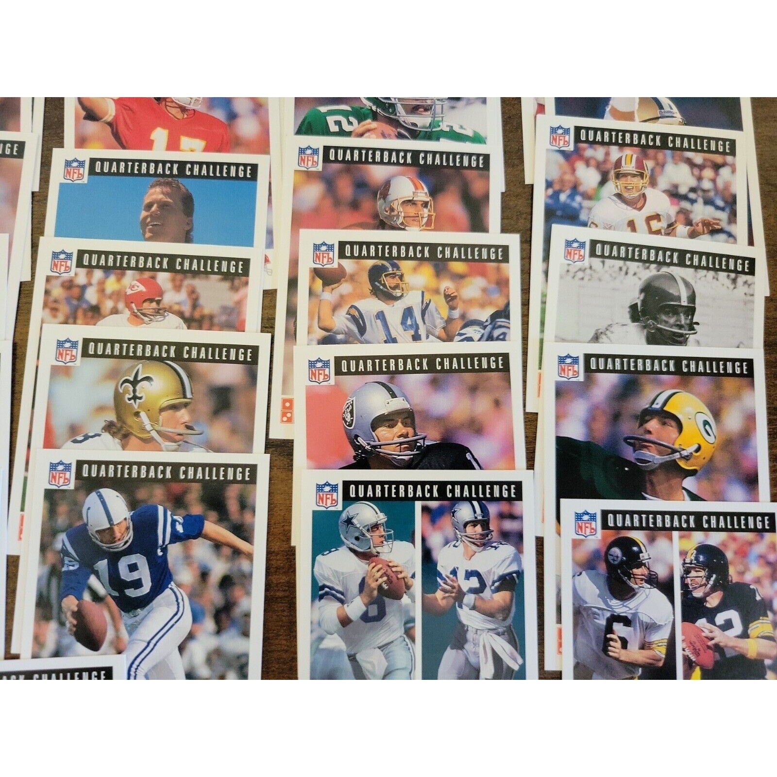 1991 Upper Deck Domino's Quarterback Challenge - Complete Set - 1-50- Fresh Pull
