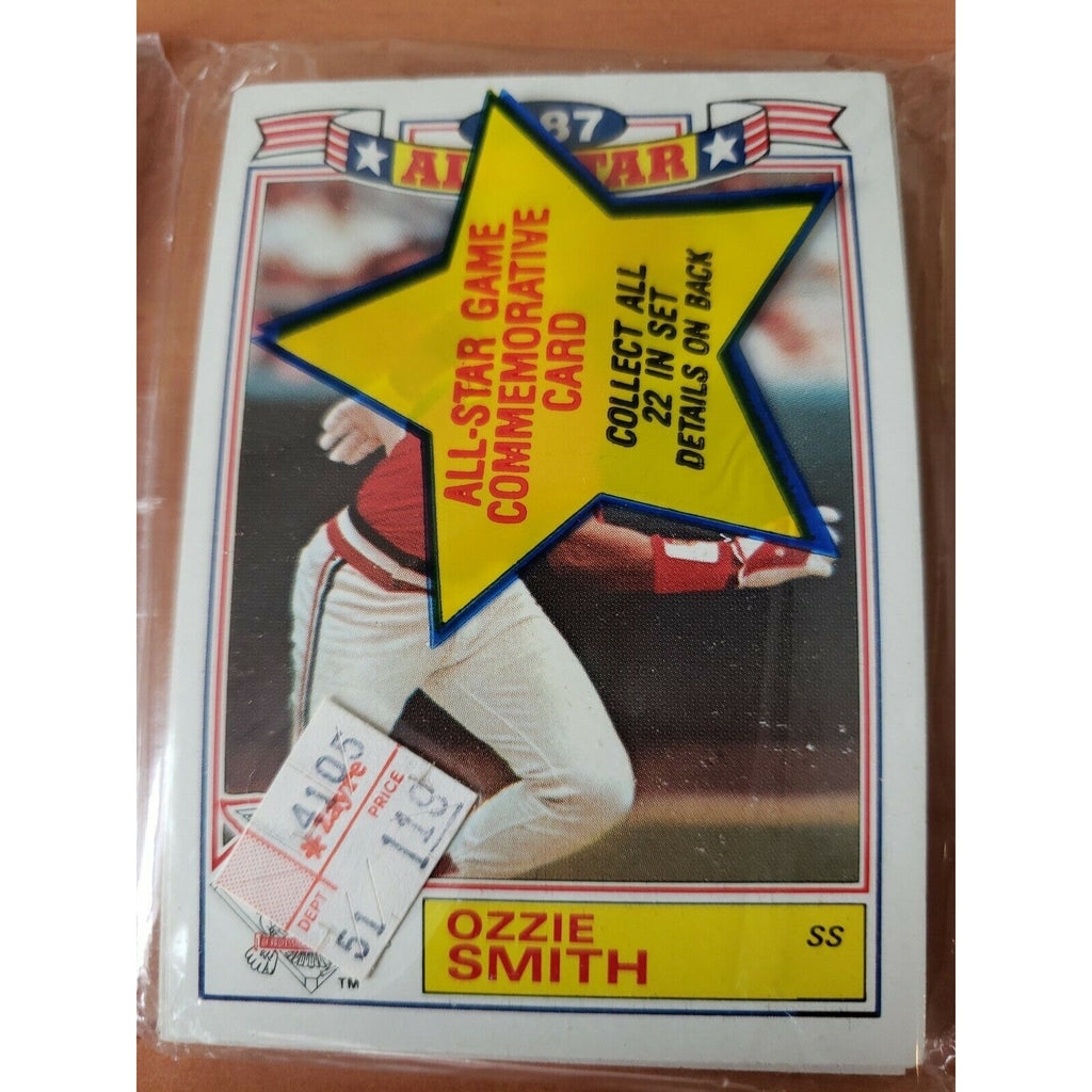1988 Topps Baseball 43 Card Factory Sealed Rack Pack - Insert #16 Ozzie Smith