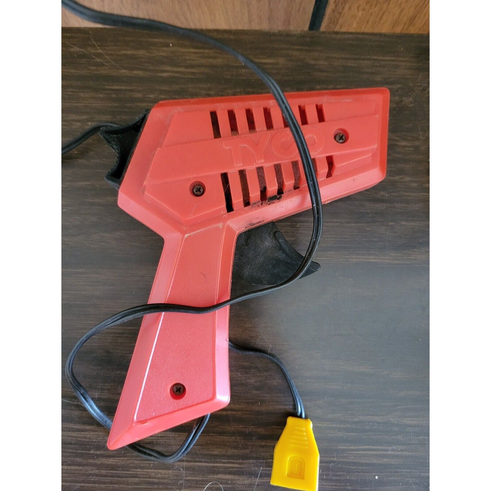 Lot of 2 Tyco Command Controllers w/Lane Change Sw - Red & Yellow Hand Guns