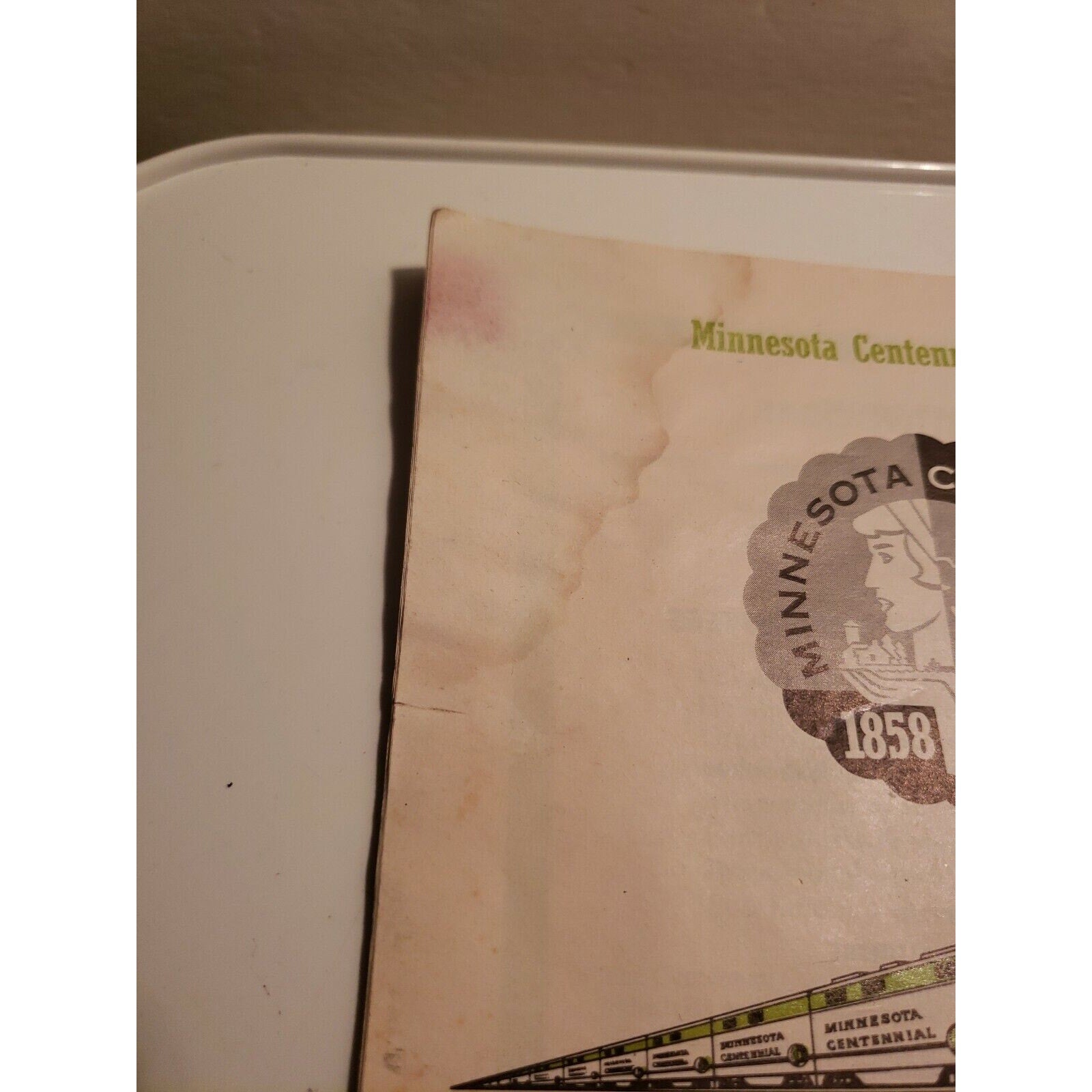 Vintage 1958 Minnesota Centennial Train Pamphlet Book