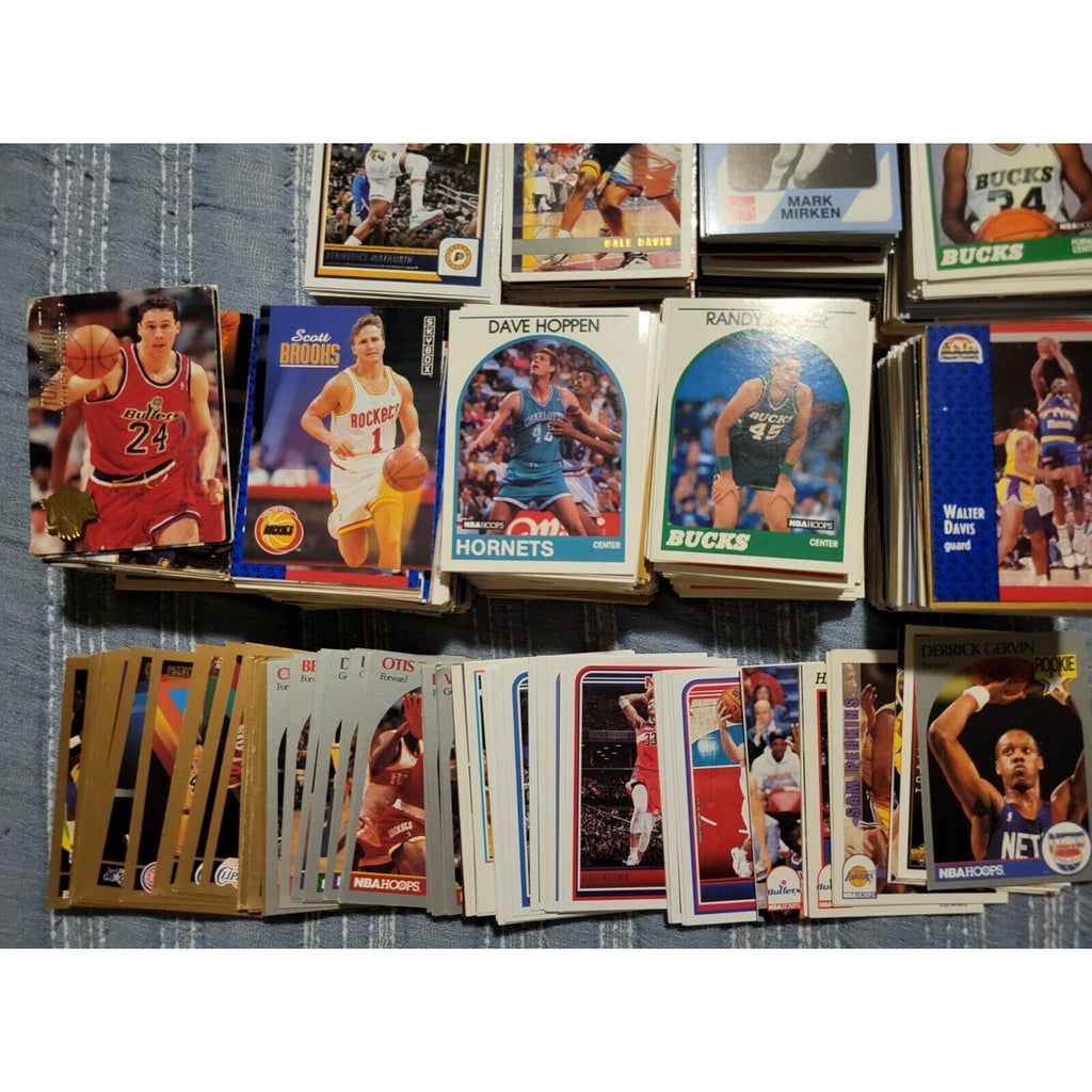 Lot of approx 1,000+ NBA Basketball Cards - Topps, Upper Deck, NBA Hoops, Panini