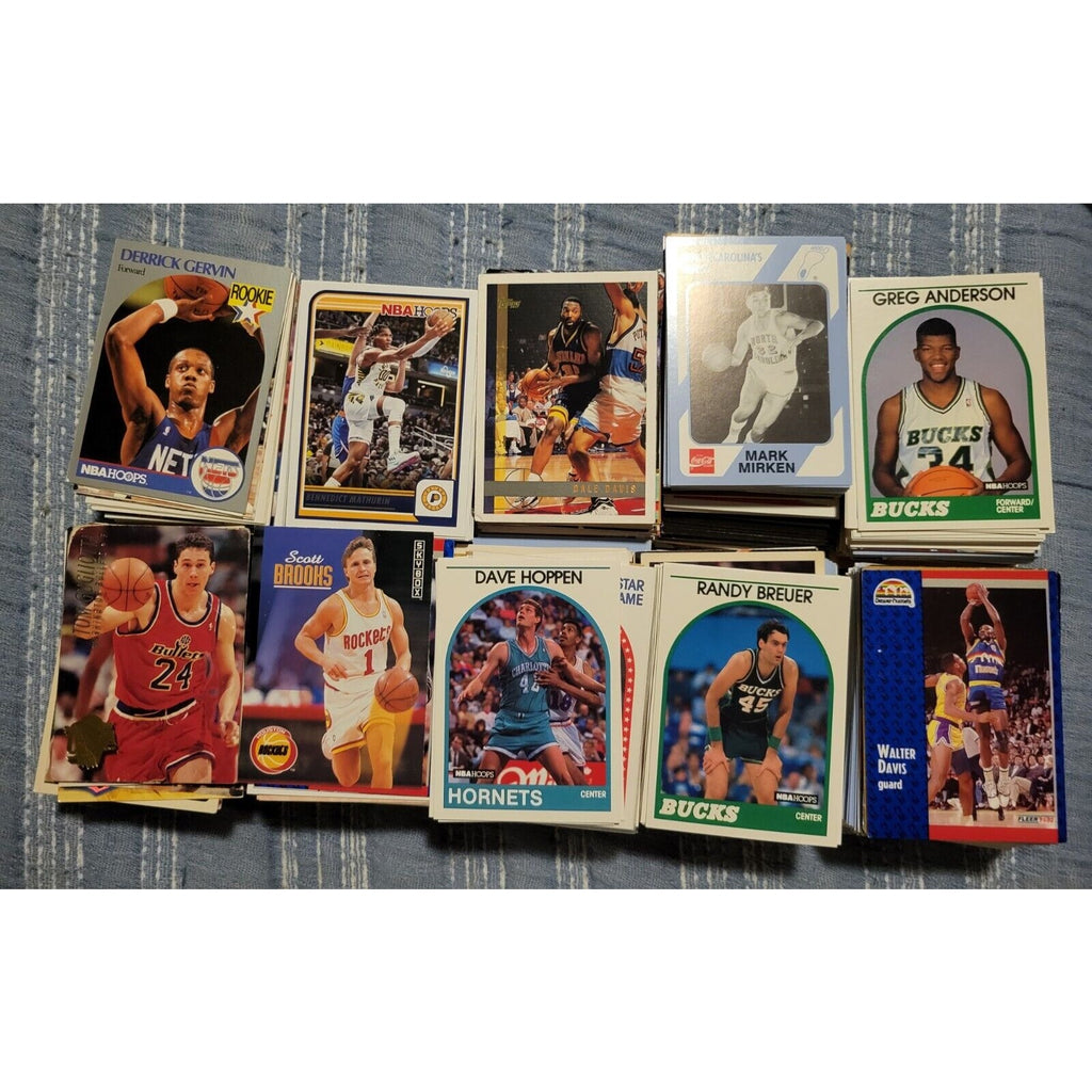 Lot of approx 1,000+ NBA Basketball Cards - Topps, Upper Deck, NBA Hoops, Panini